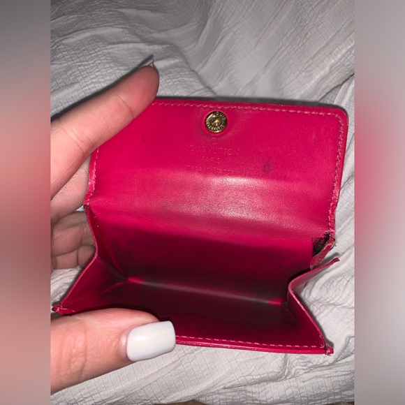 Louis Vuitton Pink Vernis Card Holder Wallet - Picture 7 of 7